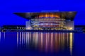 Copenhagen harbor at blue hour Royalty Free Stock Photo