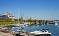 Copenhagen, Langelinie port area. Most cruise ships dock here. Royalty Free Stock Photo