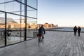 Copenhagen new Royal playhouse promenade Royalty Free Stock Photo