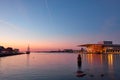 The Copenhagen Opera House at night. Royalty Free Stock Photo