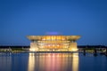 Copenhagen Opera House by night Royalty Free Stock Photo