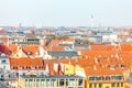 Copenhagen rooftops panorama