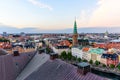 Copenhagen Skyline Panoramic Cityscape Royalty Free Stock Photo