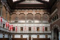 Copenhagen town hall Interior. City Hall. Historic City Hall Building in Denmark. interior Hall building Kobenhavns