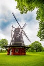 Copenhagen windmill at Kastellet Royalty Free Stock Photo