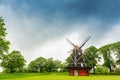 Copenhagen windmill at Kastellet Royalty Free Stock Photo