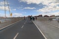 Copenhagen, Zealand Denmark - July 21 2019: Drive trouth the Inderhavnsbroen bridge in Copenhagen, Denmark Royalty Free Stock Photo