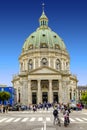 Denmark - Zealand region - Copenhagen - rococo Evangelical Lutheran FrederikÃ¢â¬â¢s Church known also as Marble Church in Royalty Free Stock Photo