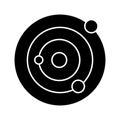 Copernican system Vector icon which can easily modify or edit Royalty Free Stock Photo
