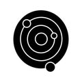 Copernican system Vector icon which can easily modify or edit Royalty Free Stock Photo