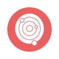 Copernican system Vector icon which can easily modify or edit Royalty Free Stock Photo
