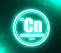 Copernicium chemical element.