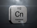 Copernicium element from the periodic table