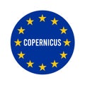 Copernicus programme symbol icon Royalty Free Stock Photo
