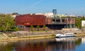 Copernicus Science Centre - Centrum Nauki Kopernik - in Powisle district at Wybrzeze Kosciuszkowskie embankment over Vistula river