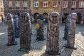 Copernicus Solar System statues in Olsztyn, Poland