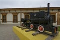 Old locomotive used on the Copiapo Caldera railway. Chile