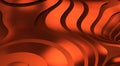 Copper abstract metallic background 3d render