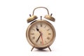Copper alarm clock Royalty Free Stock Photo