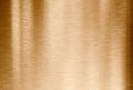 Copper or bronze brushed metal background or texture Royalty Free Stock Photo