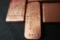 Copper bullion bars collectible money precious metal