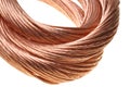 Copper cable Royalty Free Stock Photo