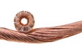 Copper coil and wires