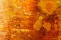 copper color structure. Brown and orange background.