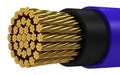 Copper electrical cable