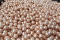 Copper ball, copper column, copper bead processing and production Royalty Free Stock Photo