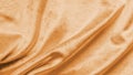 Copper gold velvet background or golden yellow velour flannel texture made of cotton or wool with soft fluffy velvety satin fabric Royalty Free Stock Photo