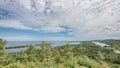 Copper Harbor, Hunter's Point Park, Porters Island, Lake Fanny Hooe, MI Royalty Free Stock Photo