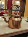 Copper indian style tea kettle