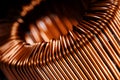 Copper inductor Royalty Free Stock Photo