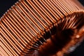 Copper inductor Royalty Free Stock Photo