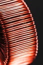 Copper inductor Royalty Free Stock Photo