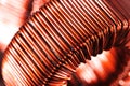 Copper inductor Royalty Free Stock Photo