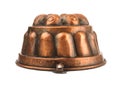 Copper jelly mould Royalty Free Stock Photo