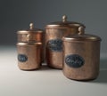 Copper Kitchen Snack Containers