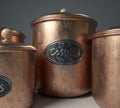 Copper Kitchen Snack Containers