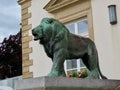 Copper lion in Luxembourg