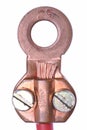 Copper Lug Royalty Free Stock Photo