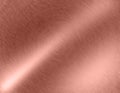 Copper metal brushed background show texture