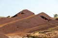 Copper mine tailings Royalty Free Stock Photo