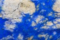 Copper mineral azurite texture