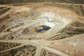 Copper mining excavation