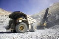 Copper mining truck in Chile