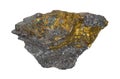 Copper ore (Chalcopyrite) Royalty Free Stock Photo