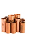Copper pipe Royalty Free Stock Photo