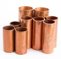Copper pipe Royalty Free Stock Photo